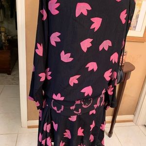 Carol lLittle Rare Vintage the50’wrap hip dress Hobo The 50,S style .